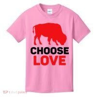 Choose Love Buffalo Choose Love Bills Kids T-Shirt thumb 0