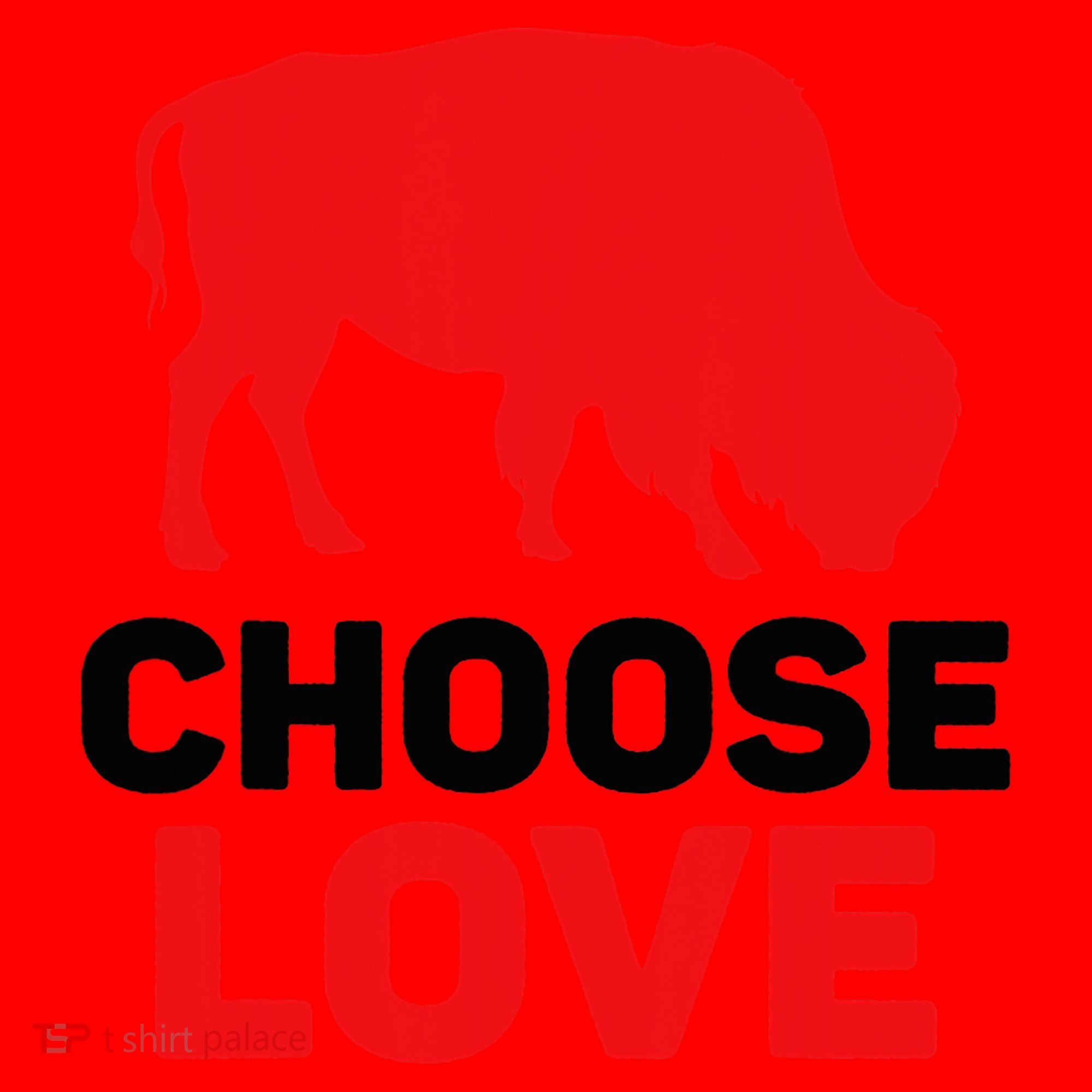 Choose Love Buffalo Choose Love Bills Santa Hat