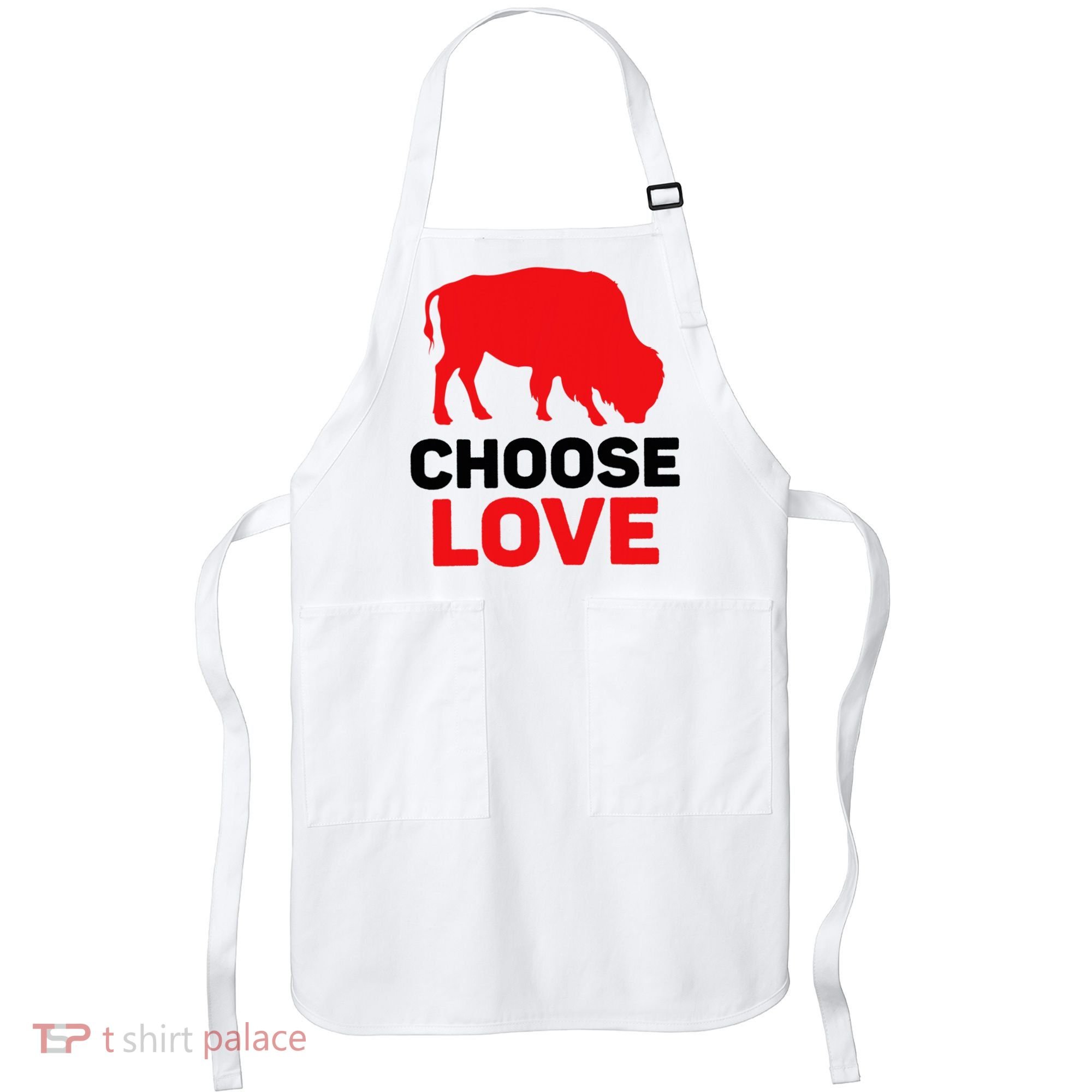 Choose Love Buffalo Choose Love Bills Apron