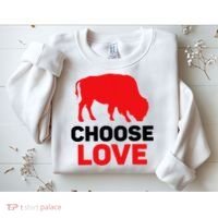 Choose Love Buffalo Choose Love Bills Sweatshirt thumb 2
