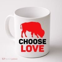 Choose Love Buffalo Choose Love Bills Coffee Mug thumb 0