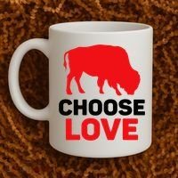 Choose Love Buffalo Choose Love Bills Coffee Mug thumb 2