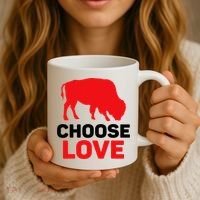 Choose Love Buffalo Choose Love Bills Coffee Mug thumb 3