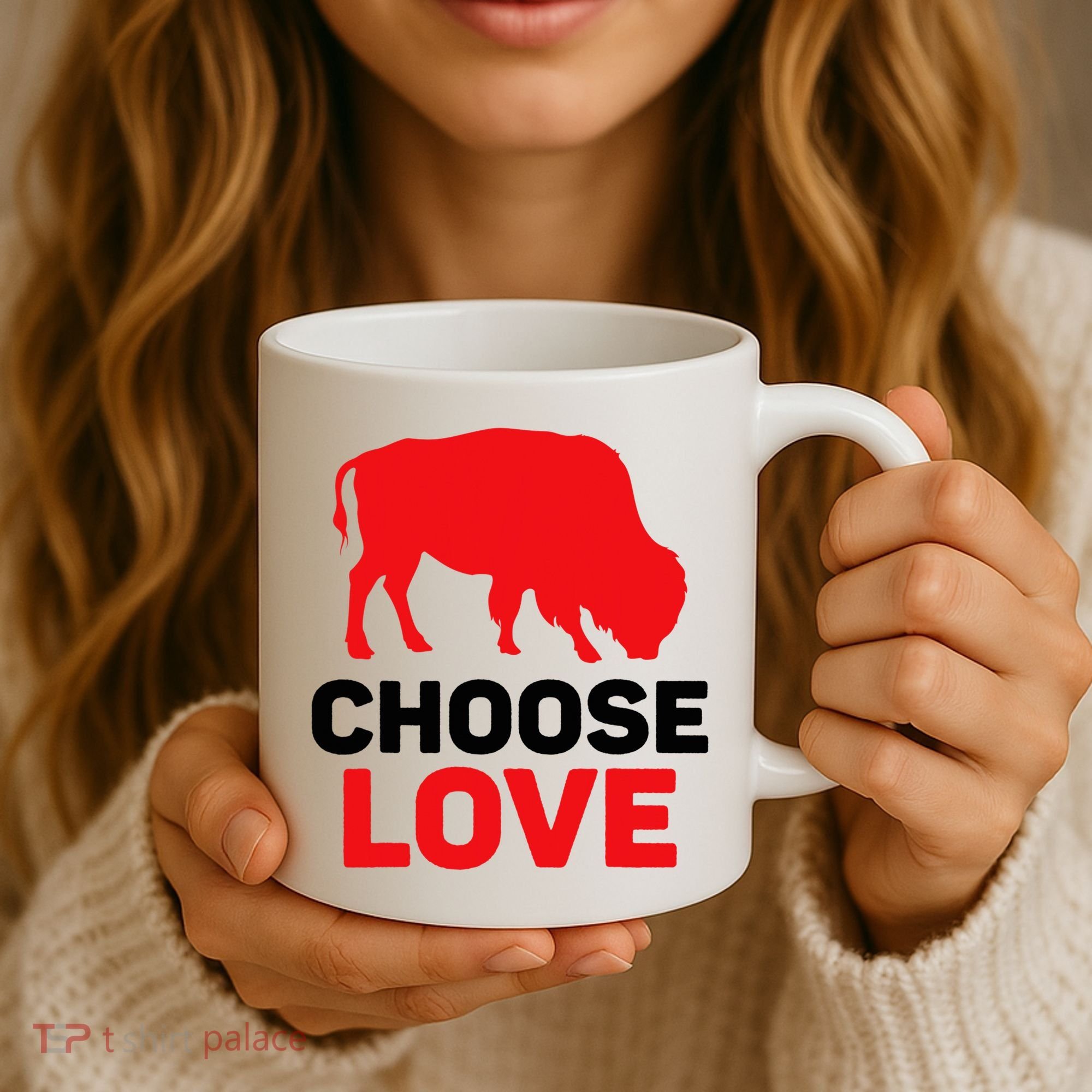Choose Love Buffalo Choose Love Bills Coffee Mug