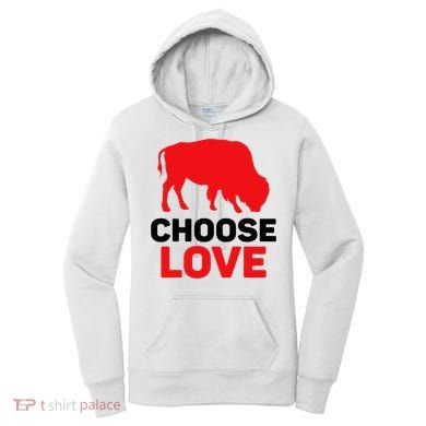 Choose Love Buffalo Choose Love Bills Women's Hoodie