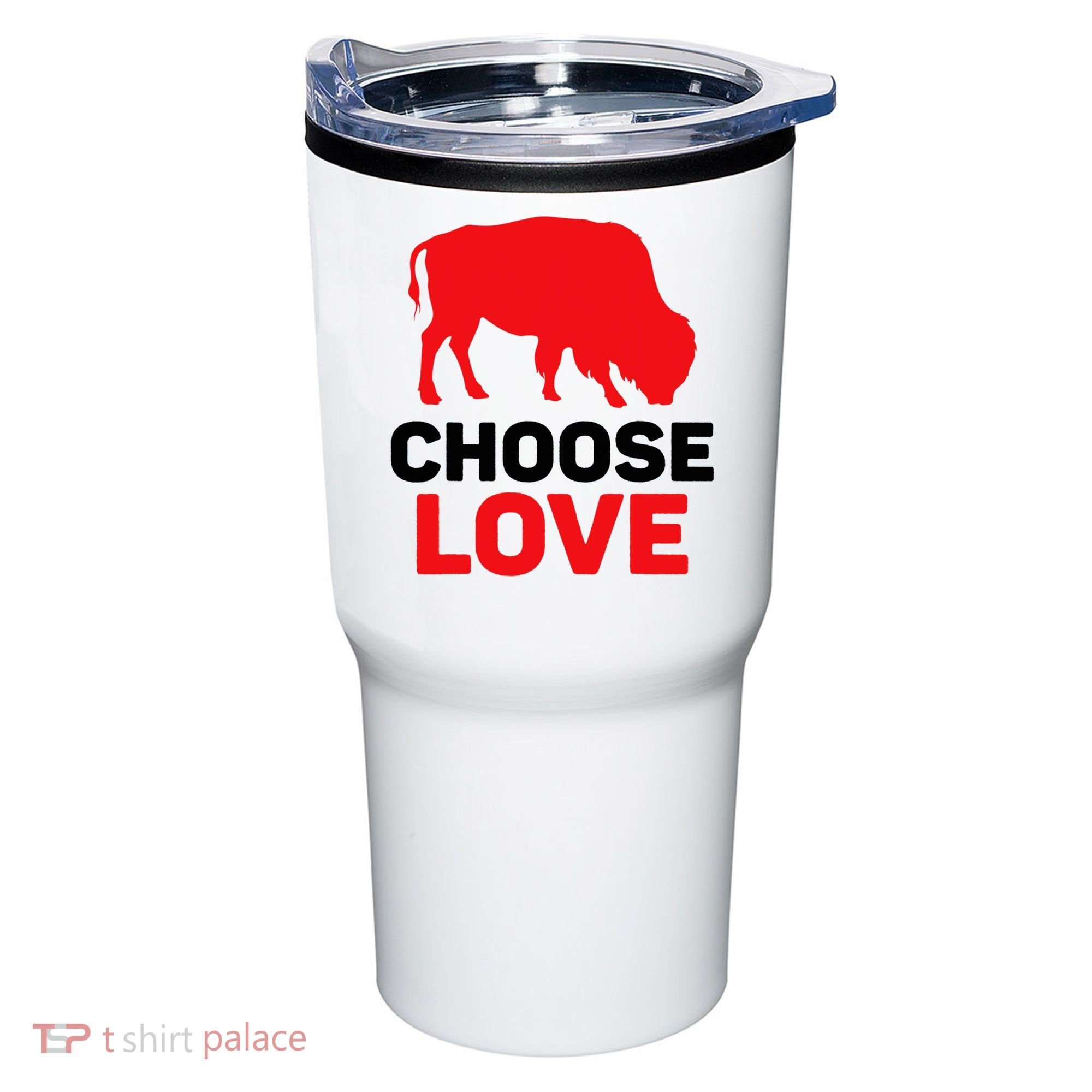 Choose Love Buffalo Choose Love Bills Tumbler