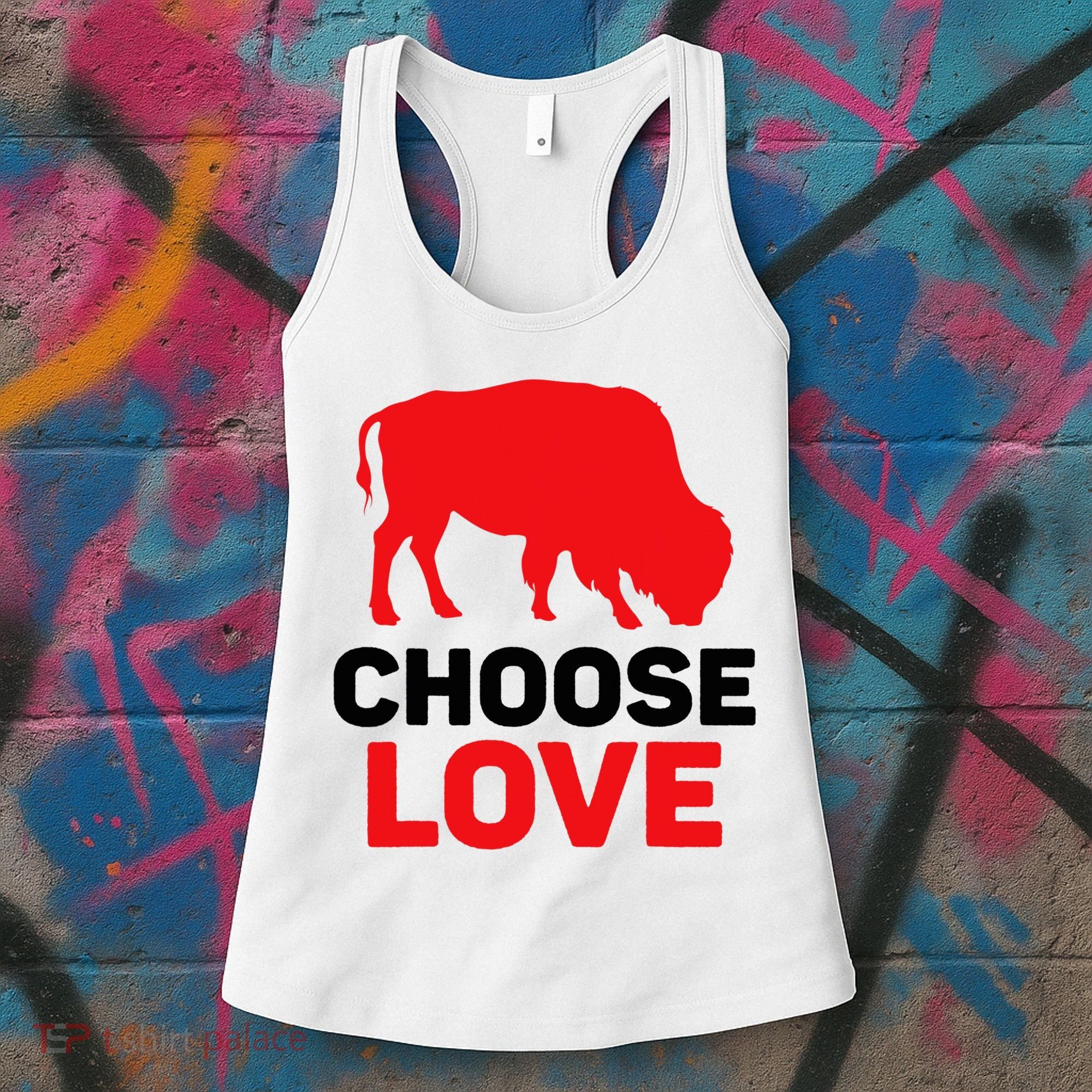 Choose Love Buffalo Choose Love Bills Women's Tank Top
