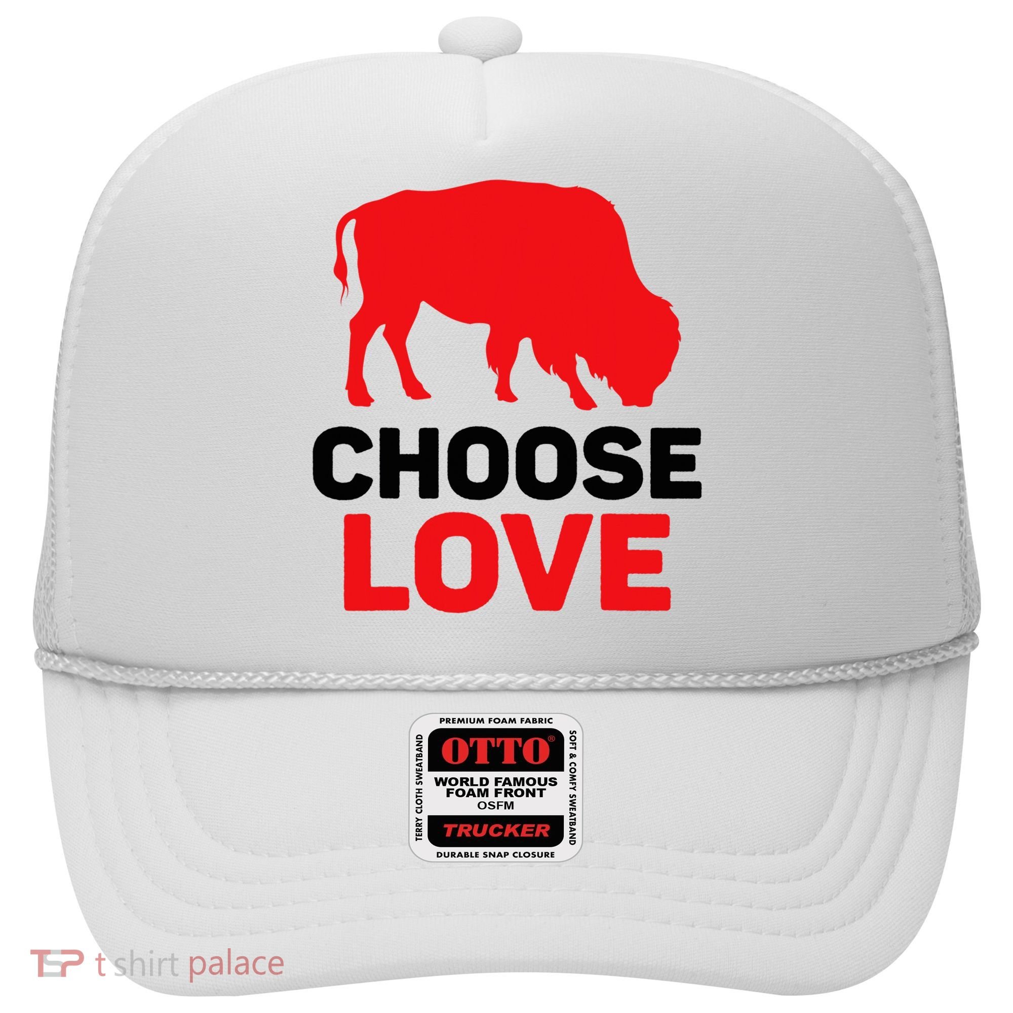 Choose Love Buffalo Choose Love Bills Hat