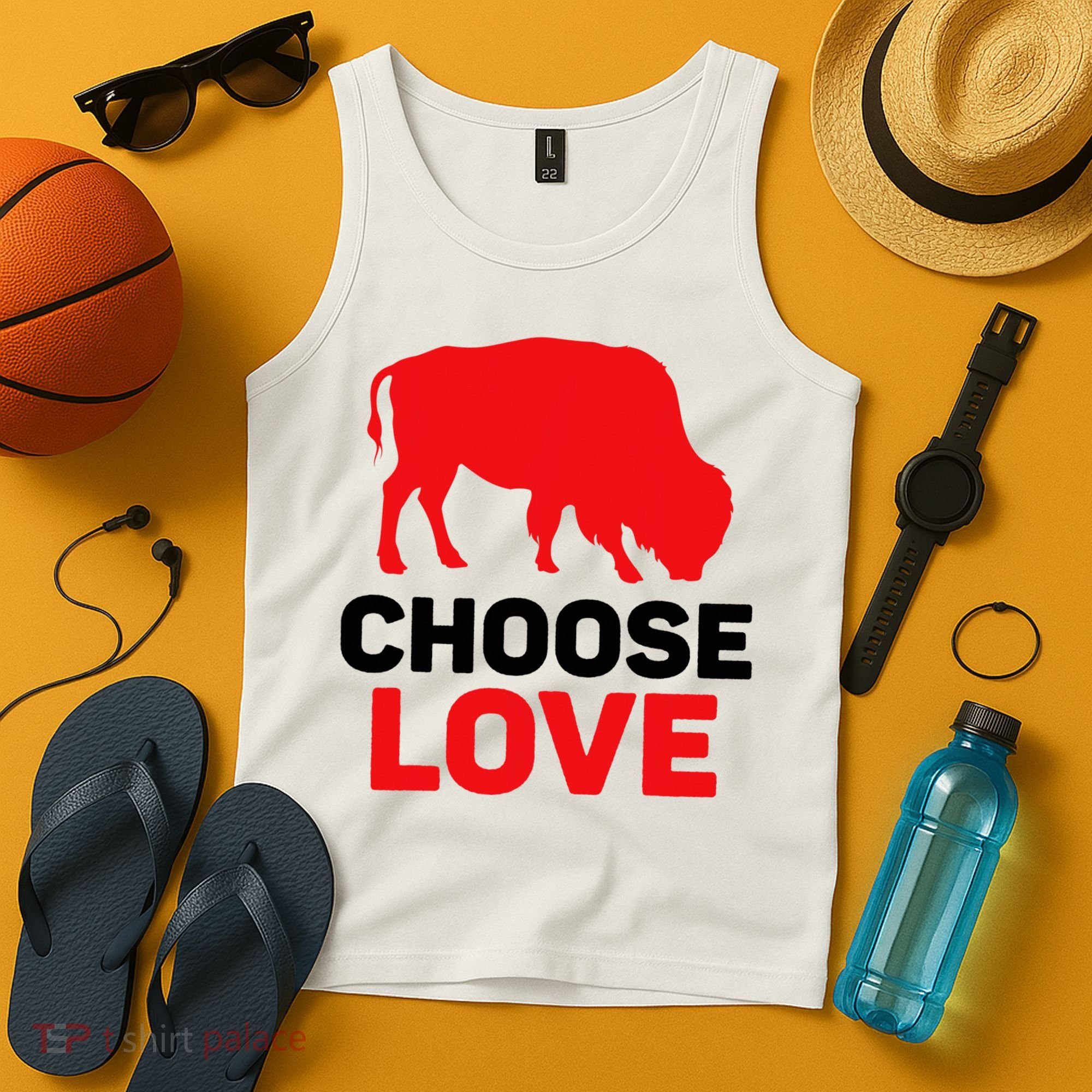 Choose Love Buffalo Choose Love Bills Tank Top