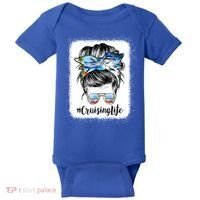 Cruising Life Cruise Messy Bun Hair Sunglasses Mom Great Gift Baby Bodysuit thumb 0