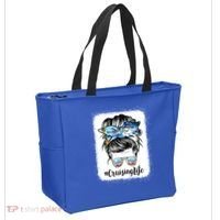 Cruising Life Cruise Messy Bun Hair Sunglasses Mom Great Gift Tote Bag thumb 2