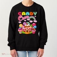 Candy Land Candy Crew Decorations Sweetie Candy Squad Women's Sweatshirt thumb 0