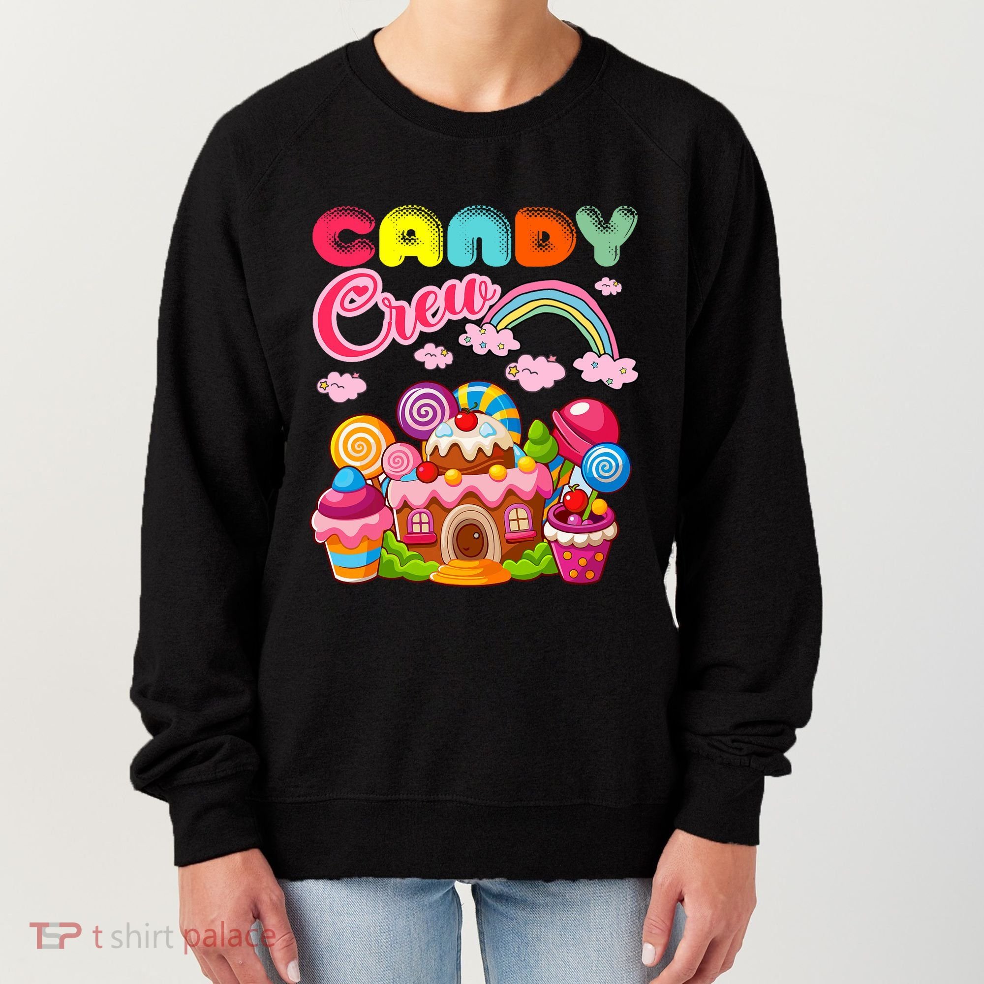 Candy Land Candy Crew Decorations Sweetie Candy Squad Women's Sweatshirt