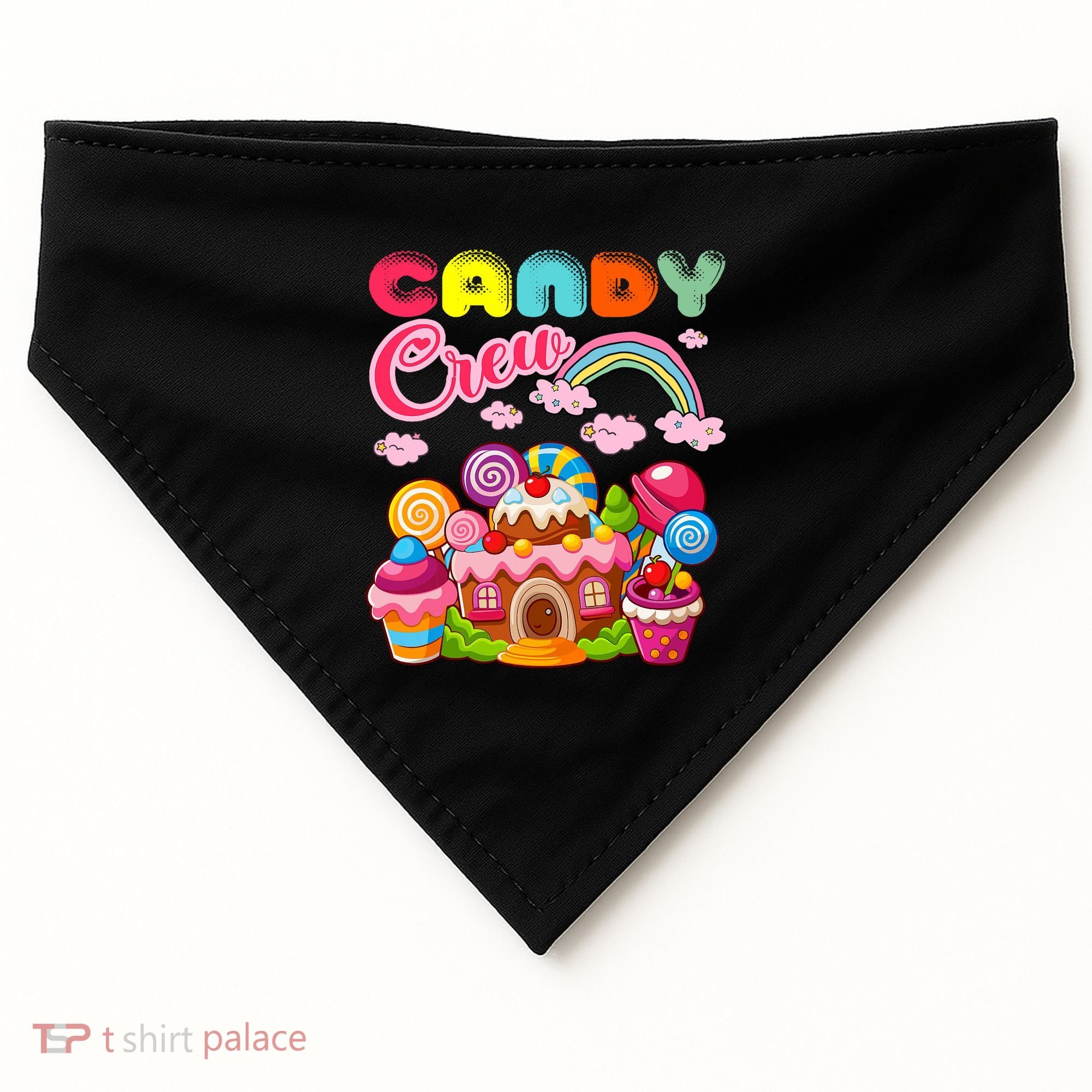 Candy Land Candy Crew Decorations Sweetie Candy Squad USA-Made Doggie Bandana