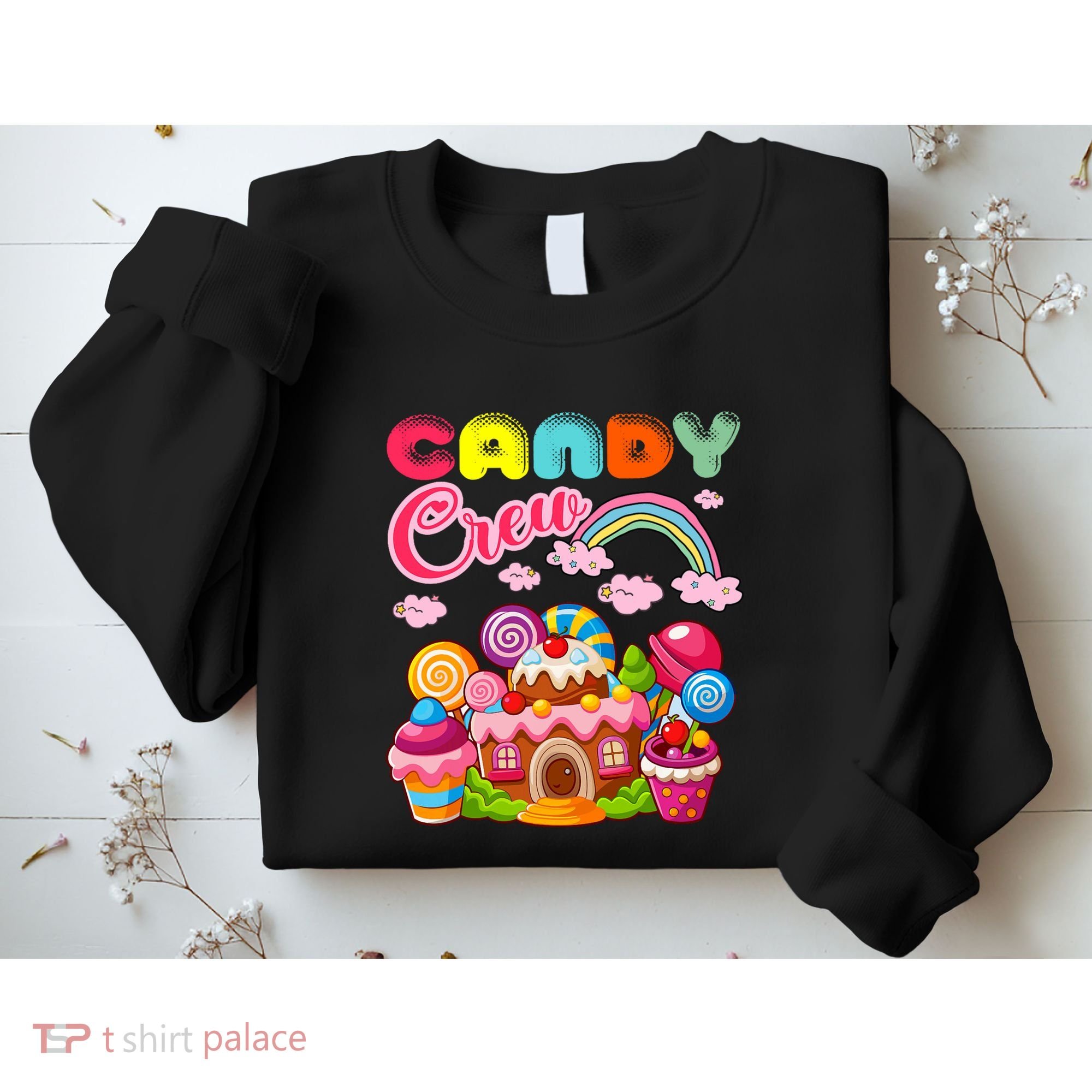 Candy Land Candy Crew Decorations Sweetie Candy Squad Sweatshirt
