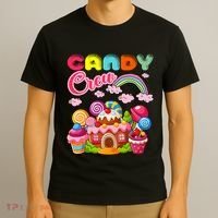 Candy Land Candy Crew Decorations Sweetie Candy Squad T-Shirt thumb 3