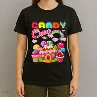Candy Land Candy Crew Decorations Sweetie Candy Squad T-Shirt thumb 4