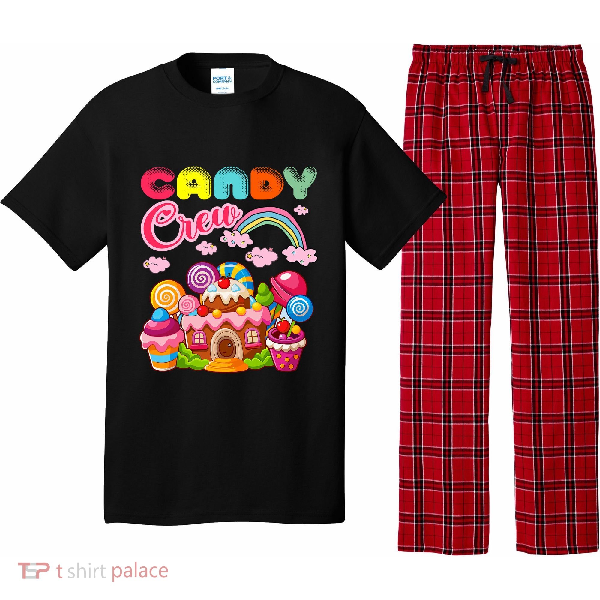 Candy Land Candy Crew Decorations Sweetie Candy Squad Pajama Set