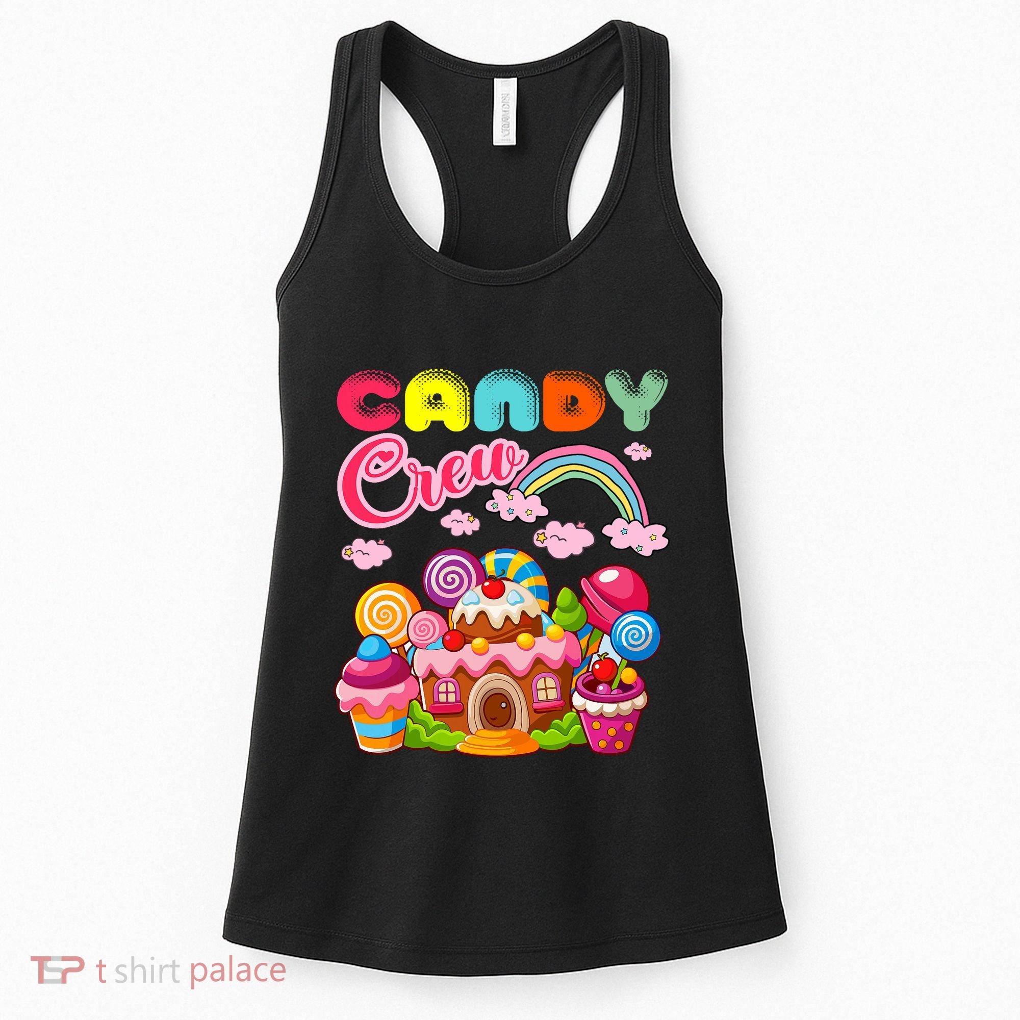 Candy Land Candy Crew Decorations Sweetie Candy Squad Women's Tank Top