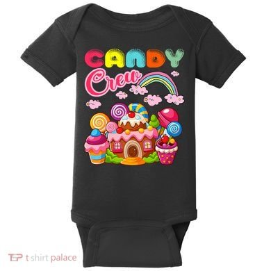 Candy Land Candy Crew Decorations Sweetie Candy Squad Baby Bodysuit