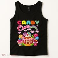 Candy Land Candy Crew Decorations Sweetie Candy Squad Tank Top thumb 2