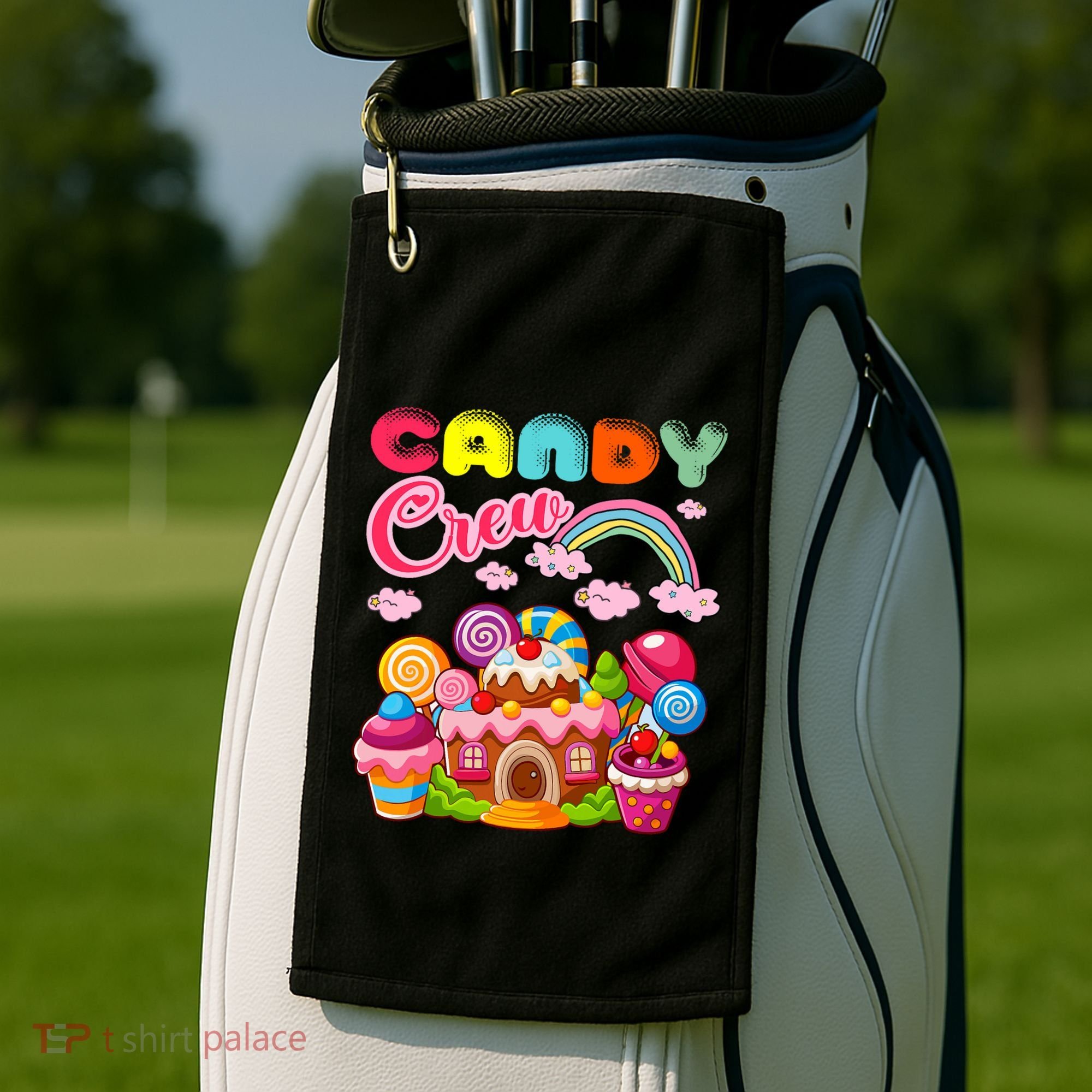 Candy Land Candy Crew Decorations Sweetie Candy Squad Golf Towel