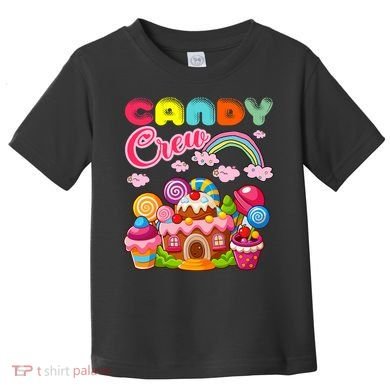 Candy Land Candy Crew Decorations Sweetie Candy Squad Toddler T-Shirt
