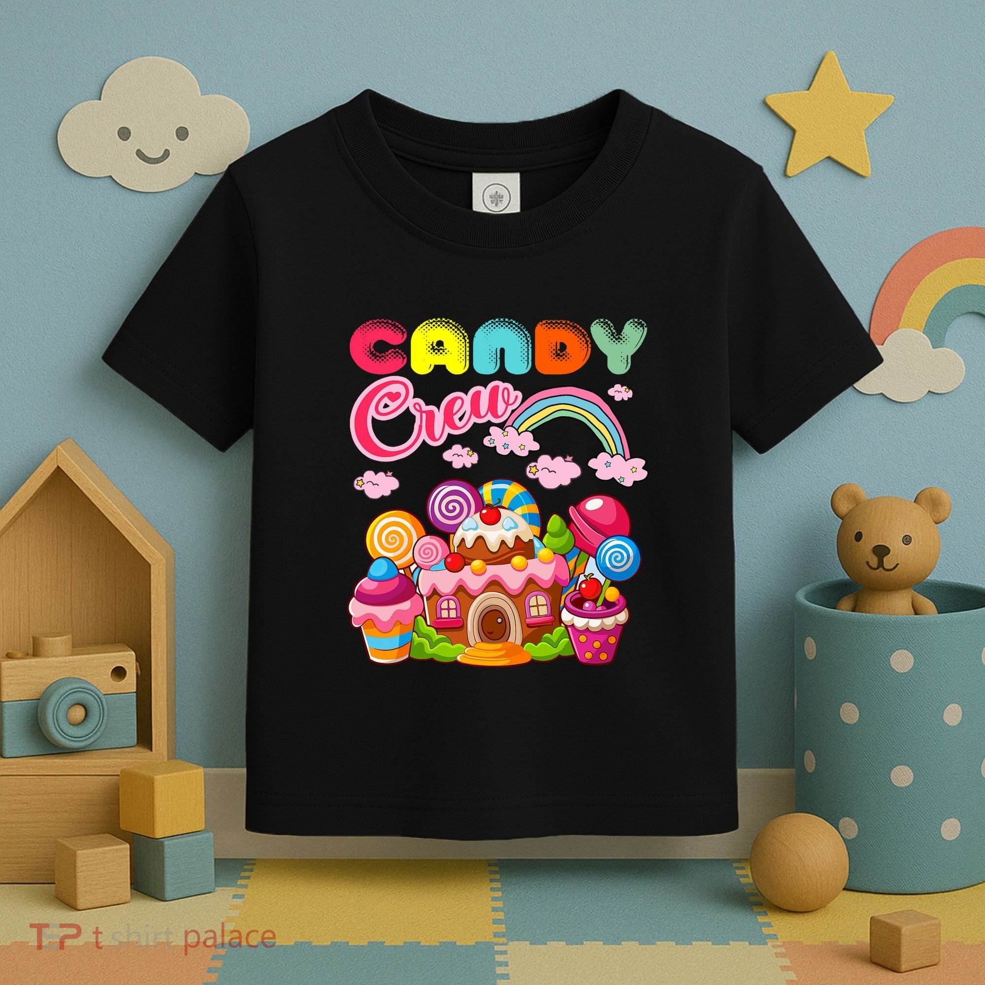 Candy Land Candy Crew Decorations Sweetie Candy Squad Toddler T-Shirt
