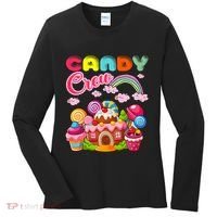 Candy Land Candy Crew Decorations Sweetie Candy Squad Women's Long Sleeve Shirt thumb 0