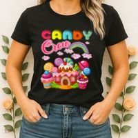 Candy Land Candy Crew Decorations Sweetie Candy Squad Women's T-Shirt thumb 2