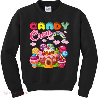 Candy Land Candy Crew Decorations Sweetie Candy Squad Kids Sweatshirt