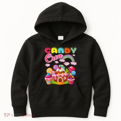 Candy Land Candy Crew Decorations Sweetie Candy Squad Kids Hoodie