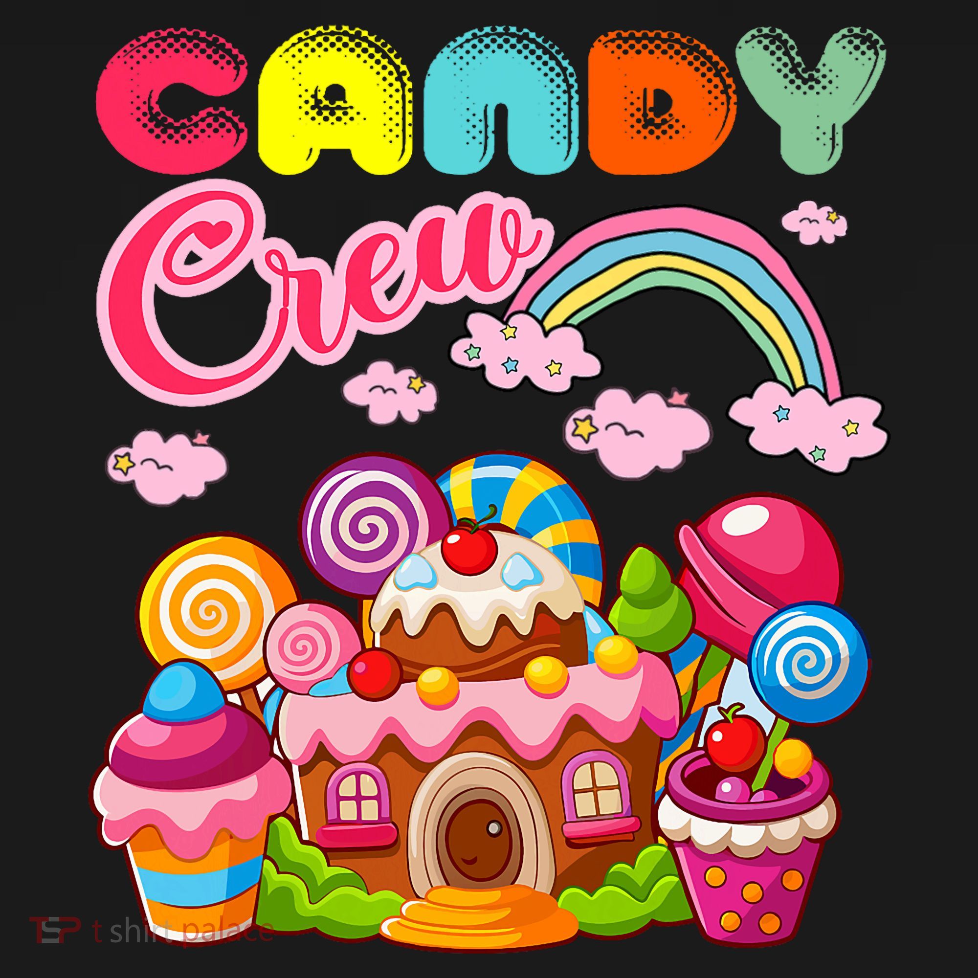 Candy Land Candy Crew Decorations Sweetie Candy Squad Kids Hoodie