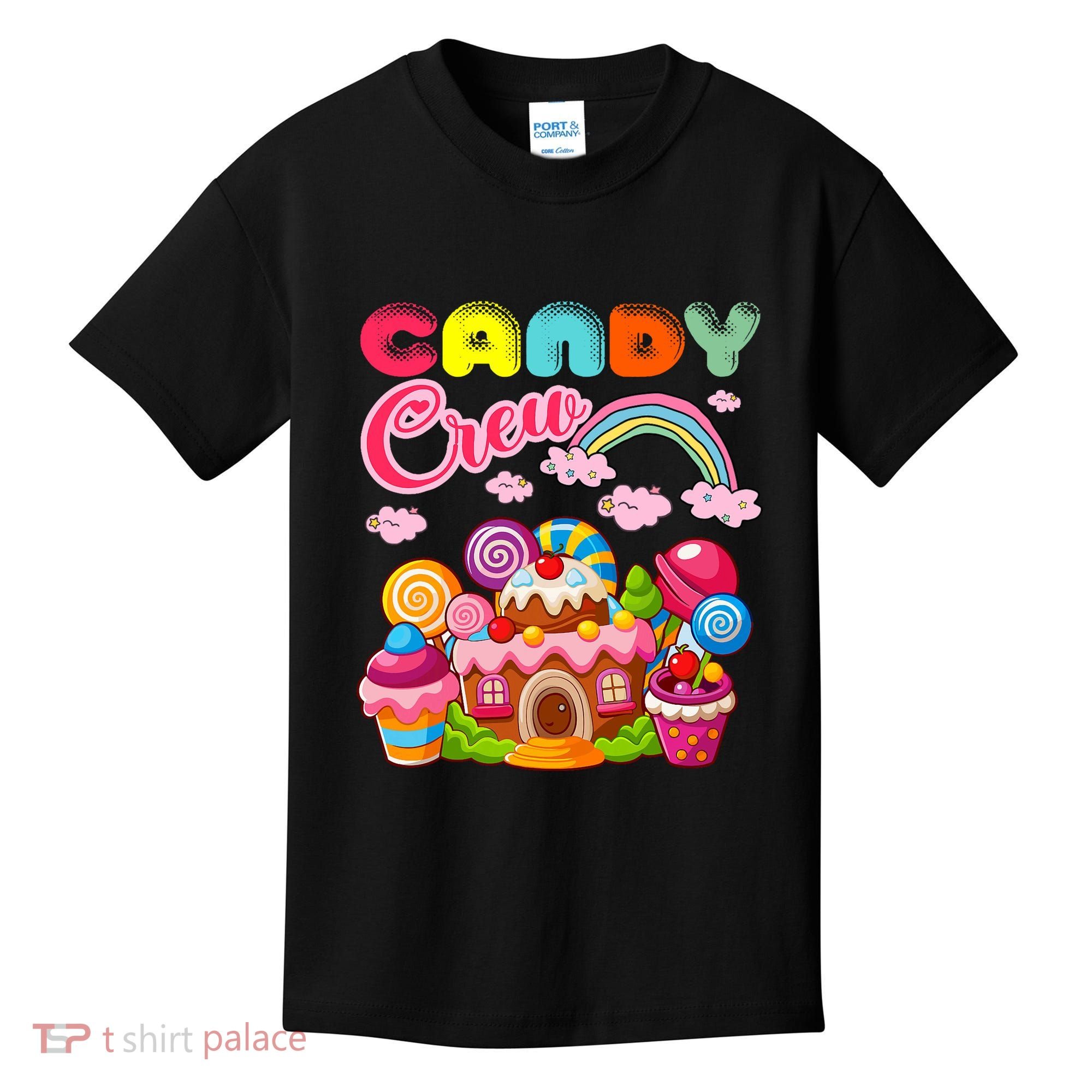 Candy Land Candy Crew Decorations Sweetie Candy Squad Kids T-Shirt