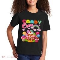 Candy Land Candy Crew Decorations Sweetie Candy Squad Kids T-Shirt thumb 2
