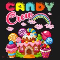 Candy Land Candy Crew Decorations Sweetie Candy Squad Kids T-Shirt thumb 4