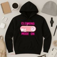 Cleaning Lady Cleaning Mode On Housekeeper Hoodie thumb 3