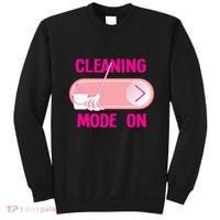 Cleaning Lady Cleaning Mode On Housekeeper Sweatshirt thumb 0