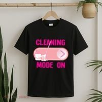 Cleaning Lady Cleaning Mode On Housekeeper T-Shirt thumb 2