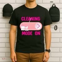 Cleaning Lady Cleaning Mode On Housekeeper T-Shirt thumb 6