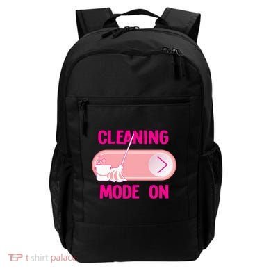 Cleaning Lady Cleaning Mode On Housekeeper Backpack