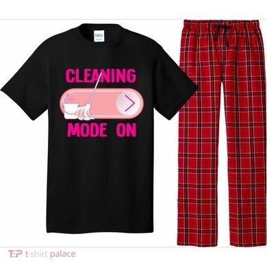 Cleaning Lady Cleaning Mode On Housekeeper Pajama Set