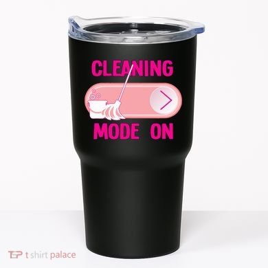 Cleaning Lady Cleaning Mode On Housekeeper Tumbler
