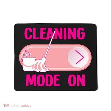 Cleaning Lady Cleaning Mode On Housekeeper Mousepad