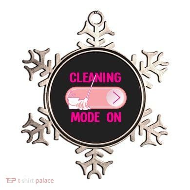 Cleaning Lady Cleaning Mode On Housekeeper Ornament