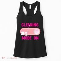 Cleaning Lady Cleaning Mode On Housekeeper Women's Tank Top thumb 0