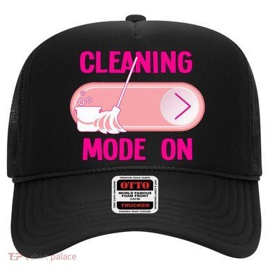 Cleaning Lady Cleaning Mode On Housekeeper Hat