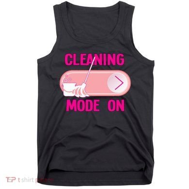 Cleaning Lady Cleaning Mode On Housekeeper Tank Top