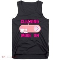 Cleaning Lady Cleaning Mode On Housekeeper Tank Top thumb 0