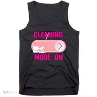 Cleaning Lady Cleaning Mode On Housekeeper Tank Top thumb 0